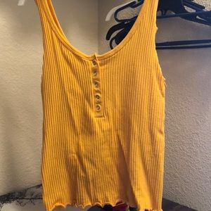 Yellow tank